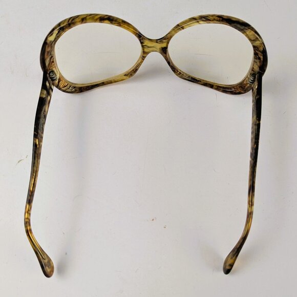 Vintage Women's Resin Swirl Oval Glasses - Picture 9 of 12